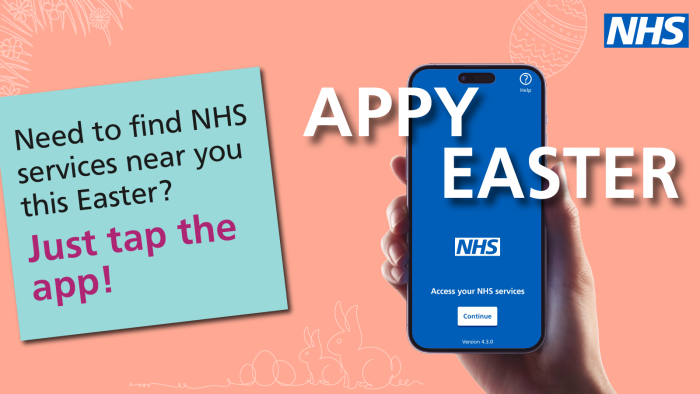 Access NHS services on the NHS app!