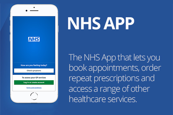 the NHS app